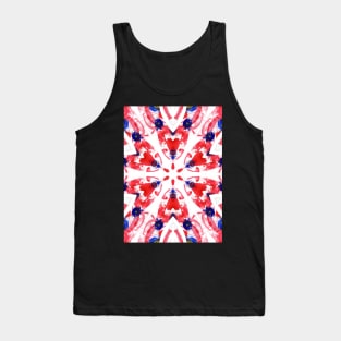 Rad Blue Mandala Kaleidoscope Tank Top